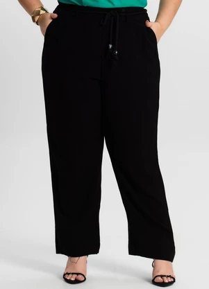 Secret Glam - Calça Feminina Plus Size Preto - SECRET GLAM