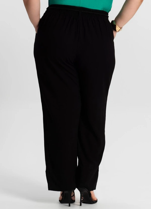Secret Glam - Calça Feminina Plus Size Preto 2