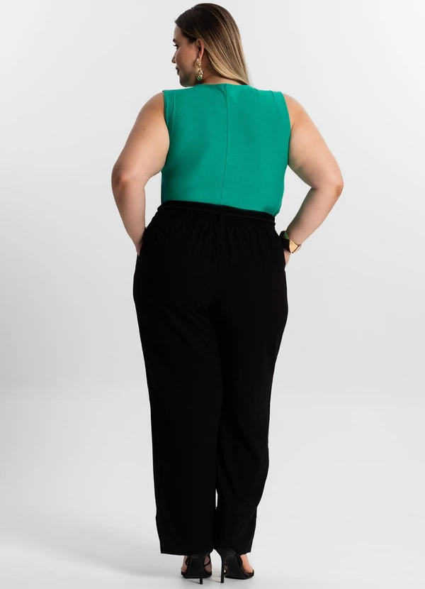 Secret Glam - Calça Feminina Plus Size Preto 4
