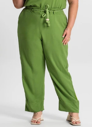 Secret Glam - Calça Feminina Plus Size Verde - SECRET GLAM