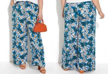 Cala Folhagem Ctrica Azul em Malha