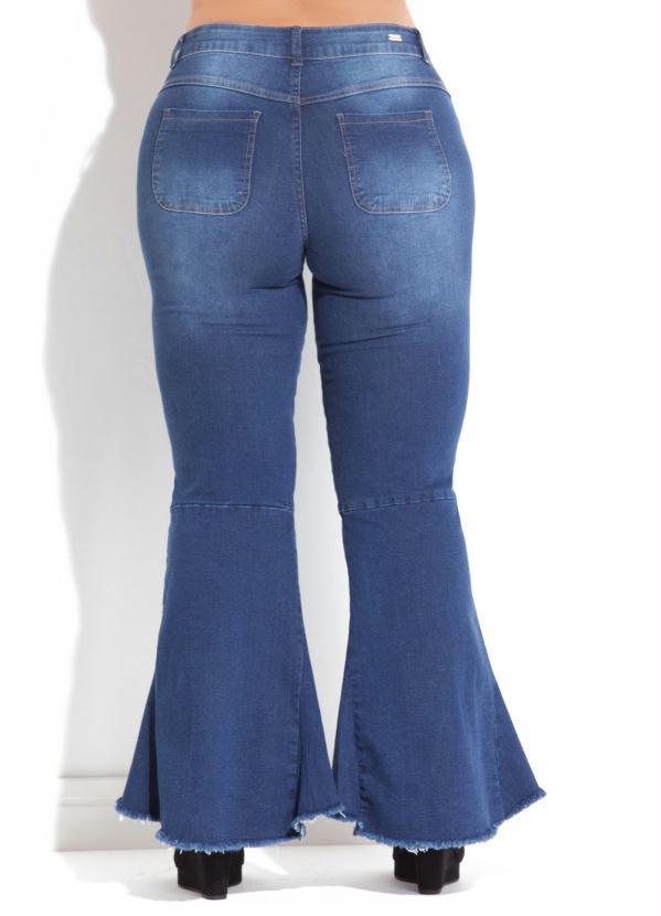 Quintess - Calça Jeans Barra Desfiada e Transpassada 13