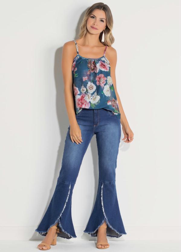 Quintess - Calça Jeans Barra Desfiada e Transpassada 3