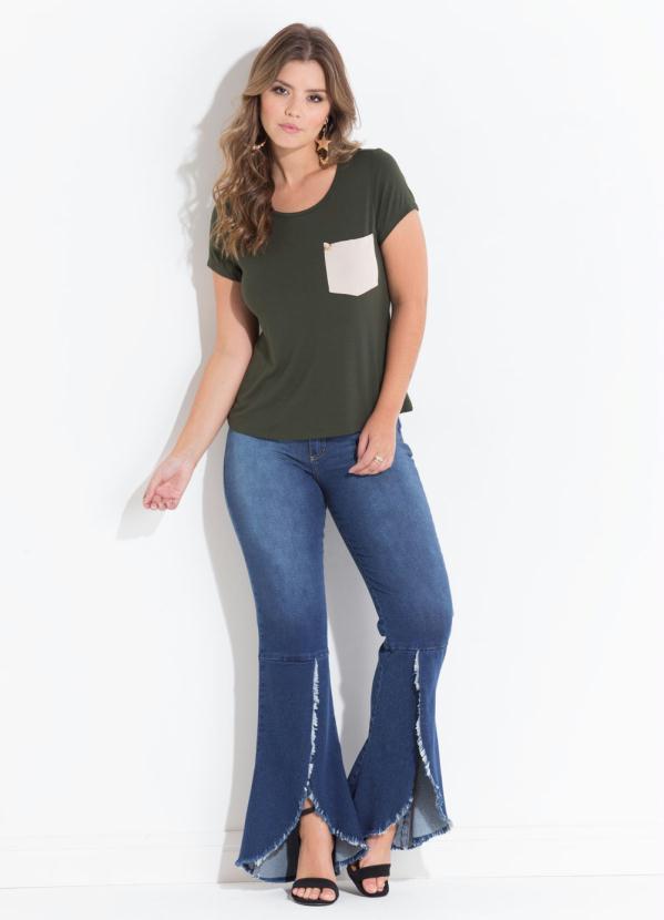 Quintess - Calça Jeans Barra Desfiada e Transpassada 4