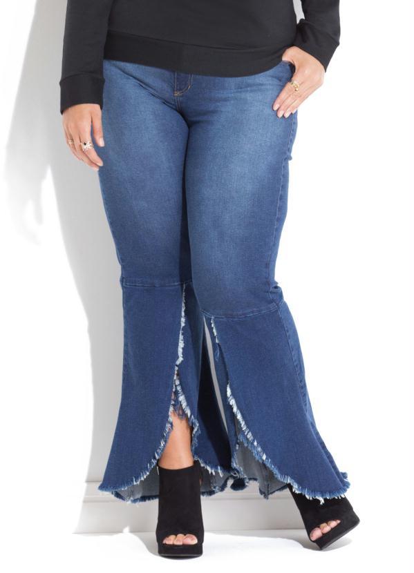 Quintess - Calça Jeans Barra Desfiada e Transpassada 8