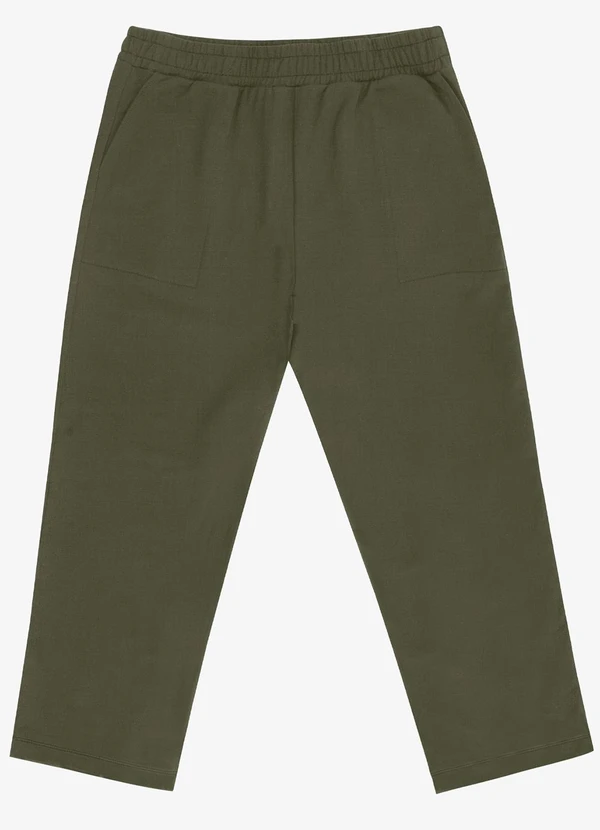 Secret Glam - Calça Plus Moletom Felpado Verde 6