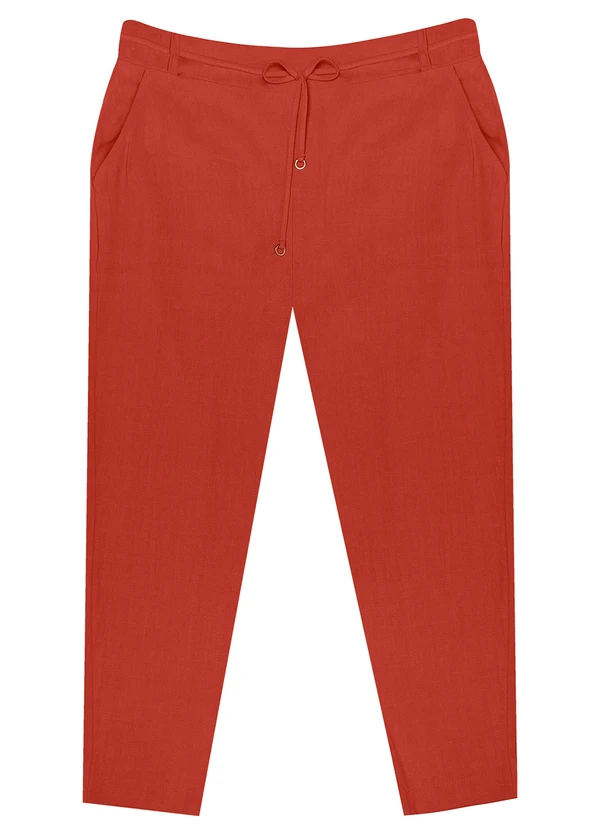 Secret Glam - Calça Plus Size Feminina Laranja 6