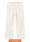 Outlet - Calça Reta Alfaiataria Adulto Plus Size Branco - variação: Branco