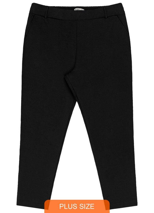 Secret Glam - Calça Slim Plus Size Feminina Preto