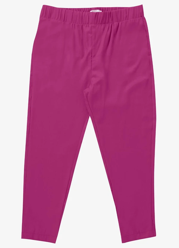 Secret Glam - Calça Tecido Favo Plus Size Roxo 3