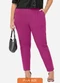 Secret Glam - Calça Tecido Favo Plus Size Bege - variação: Roxo