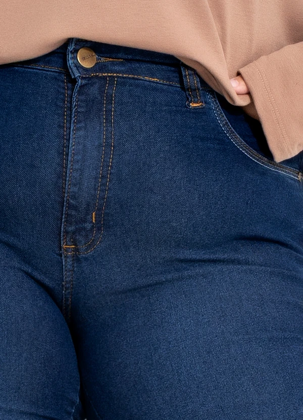 Marguerite - Calça Azul Escuro em Jeans com Elstano 5