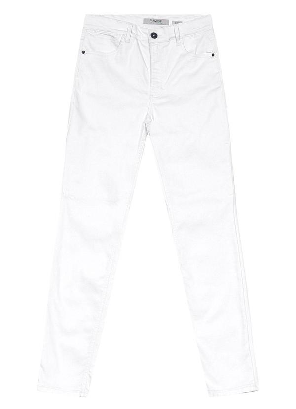 Malwee - Calça Branca Skinny em Sarja Flex Plus 11