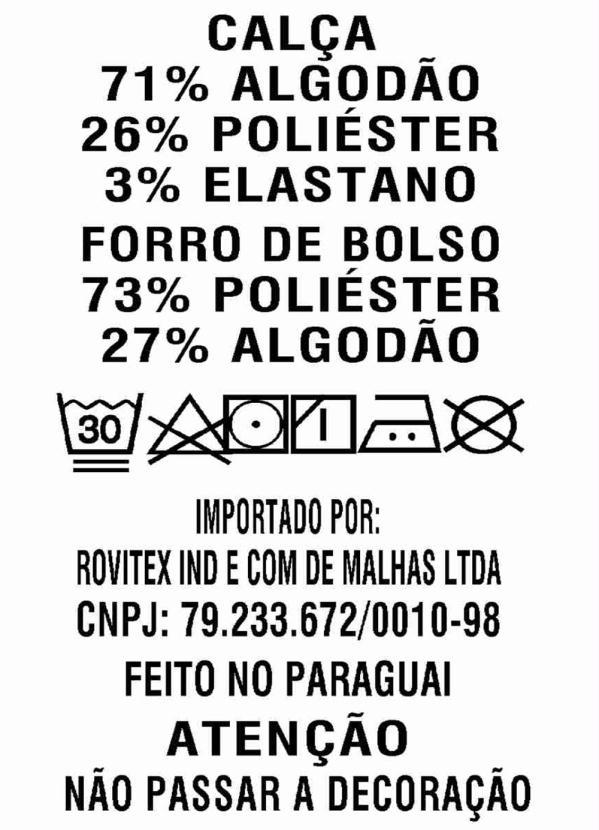 Secret Glam - Calça Feminina Skinny Plus Size Preto 5