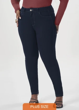 Lisamour - Calça Jeans Skinny Preta - LISAMOUR