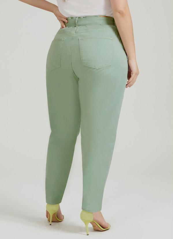 Lunender Mais Mulher - Calça Sarja com Elastano Verde 2