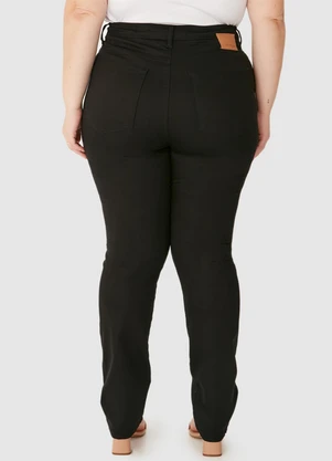 Malwee - Calça Skinny em Sarja PlusPreto - MALWEE