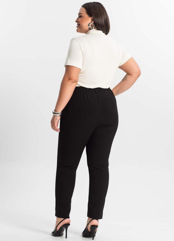 Secret Glam - Calça Alfaiataria Plus Size Preto 4