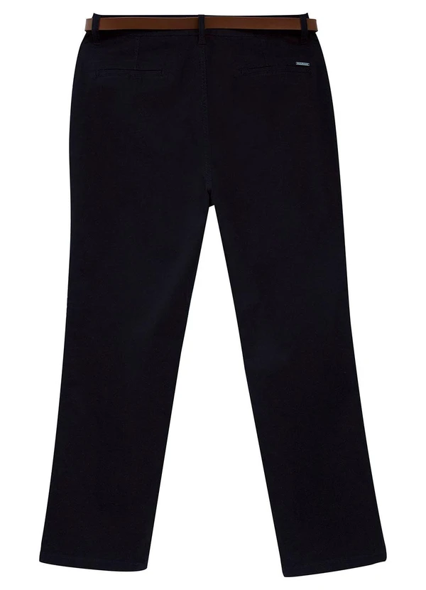 Malwee - Calça Alfaiataria Sarja Plus Preto 4