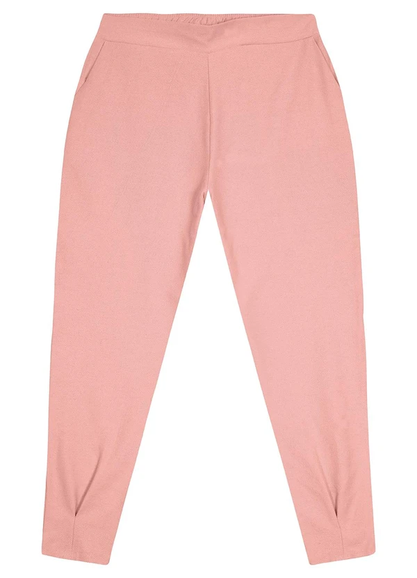 Malwee - Calça Feminina em Moletom Plus Rosa 6