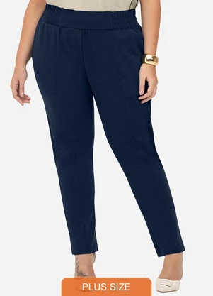Secret Glam - Calça Plus Size Azul - SECRET GLAM