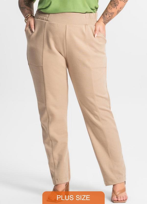 Secret Glam - Calça Plus Size Marrom