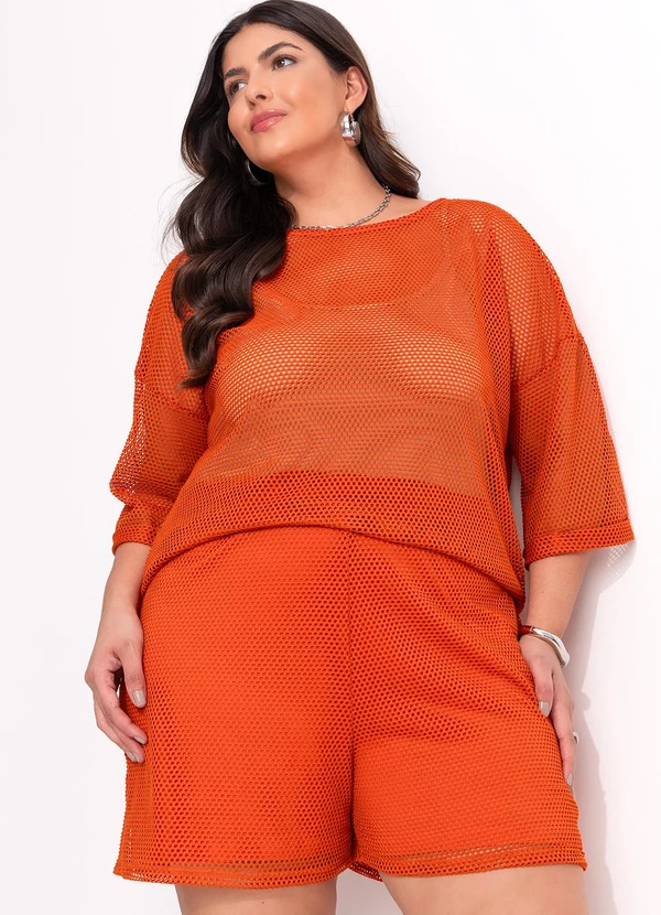 Marguerite - Blusa Ferrugem em Malha 7