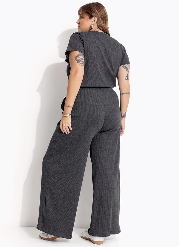 Marguerite - Blusa Mescla Escuro em Canelado 6