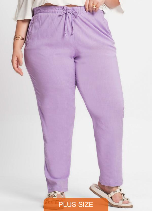 Secret Glam - Calça Viscose Feminina Roxo