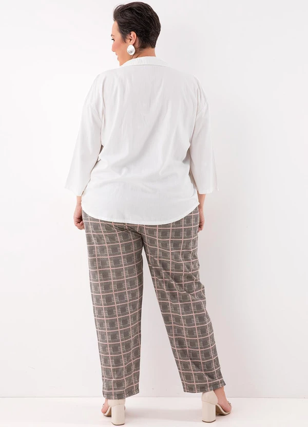 Marguerite - Camisa Branca em Tecido Plano 7