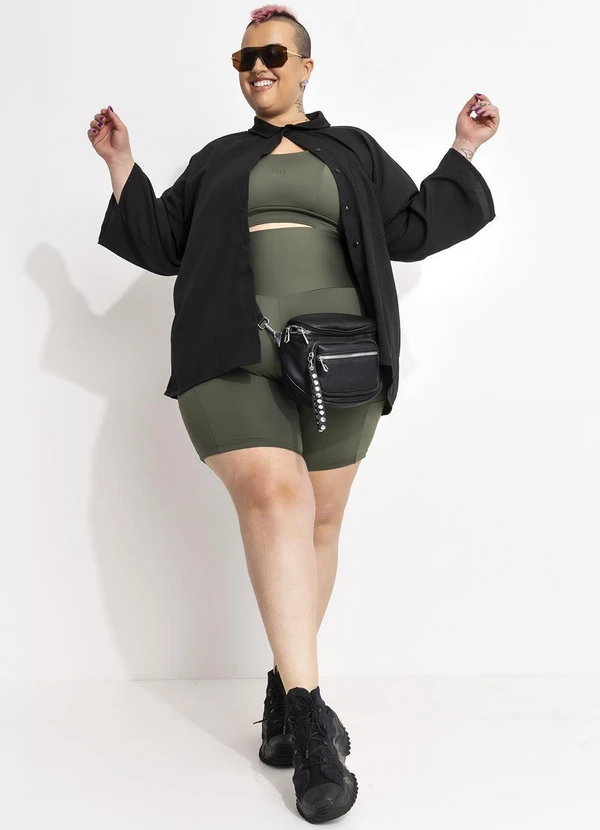 Marguerite - Camisa Preta em Tecido Plano 5