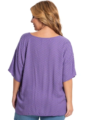 Secret Glam - Camisa Viscose Feminina Roxo - SECRET GLAM
