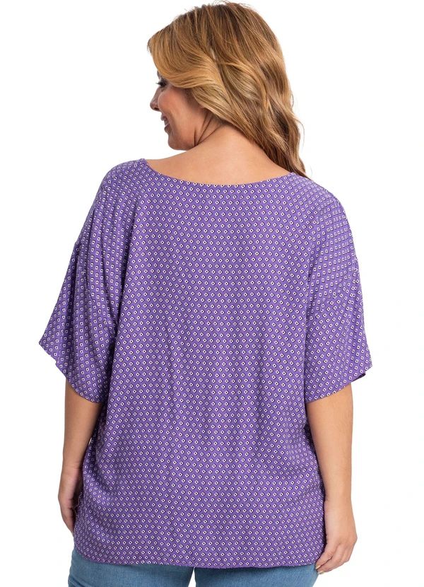 Secret Glam - Camisa Viscose Feminina Roxo 2