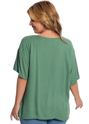 Secret Glam - Camisa Viscose Feminina Verde - SECRET GLAM