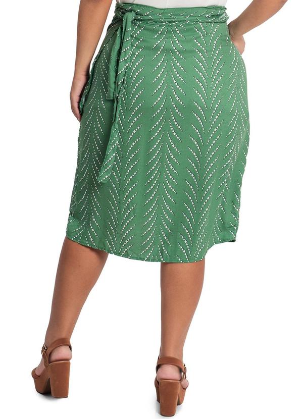 Secret Glam - Saia Viscose Feminina Verde 2