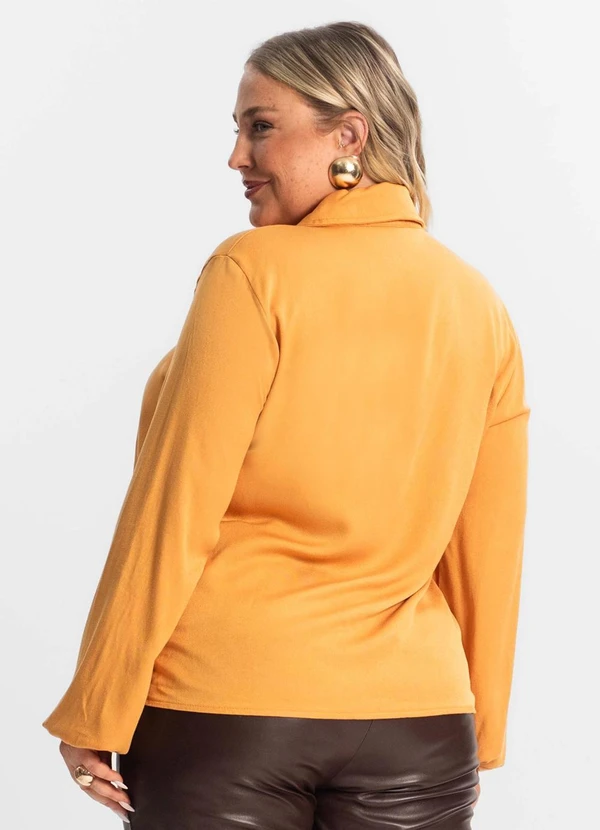 Secret Glam - Camisa Manga Longa Marrom 2