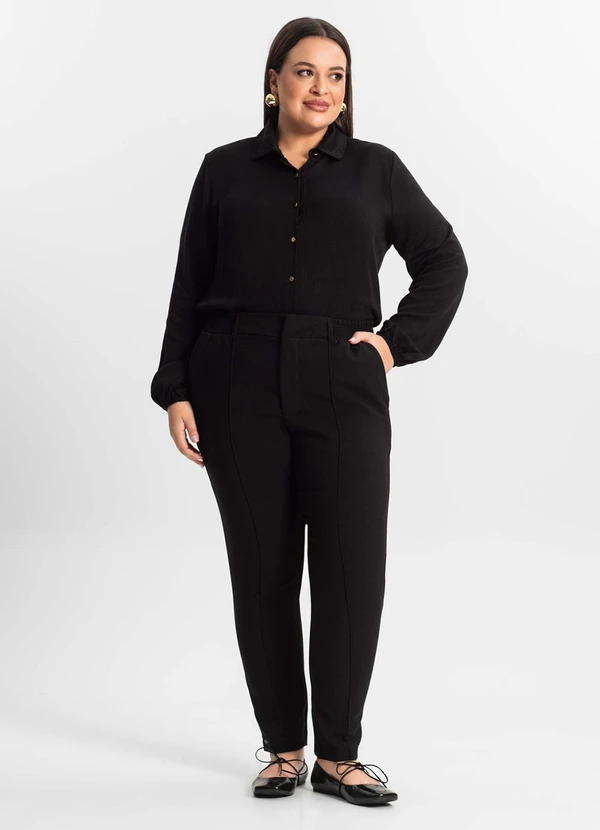 Secret Glam - Camisa Manga Longa Preto 3