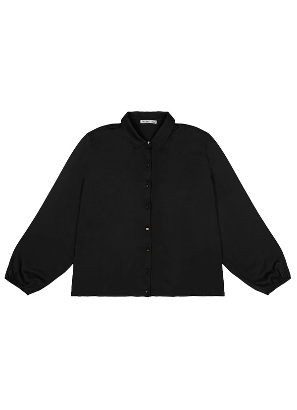 Secret Glam - Camisa Manga Longa Preto 4
