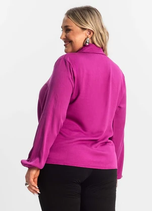 Secret Glam - Camisa Manga Longa Roxo - SECRET GLAM
