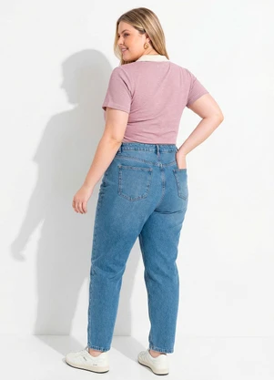 Marguerite - Blusa Roxo Claro com Gola Polo - MARGUERITE