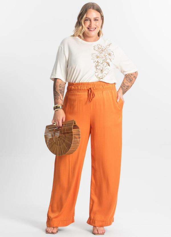 Secret Glam - Blusa Feminina Manga Curta Bege 3