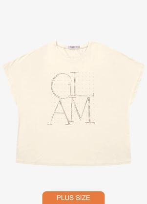 Secret Glam - Blusa Feminina Manga Morcego Bege - SECRET GLAM