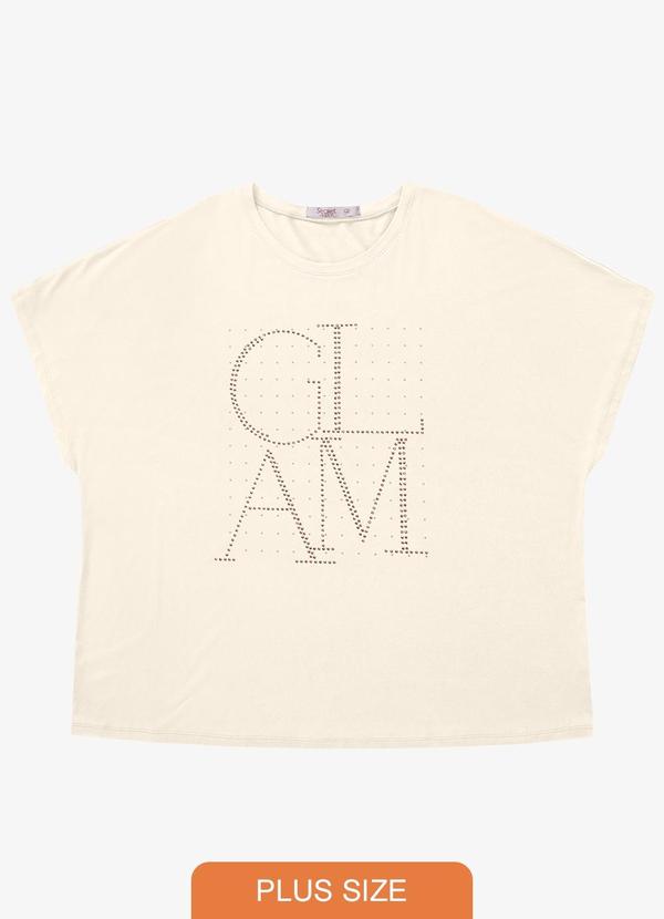 Secret Glam - Blusa Feminina Manga Morcego Bege