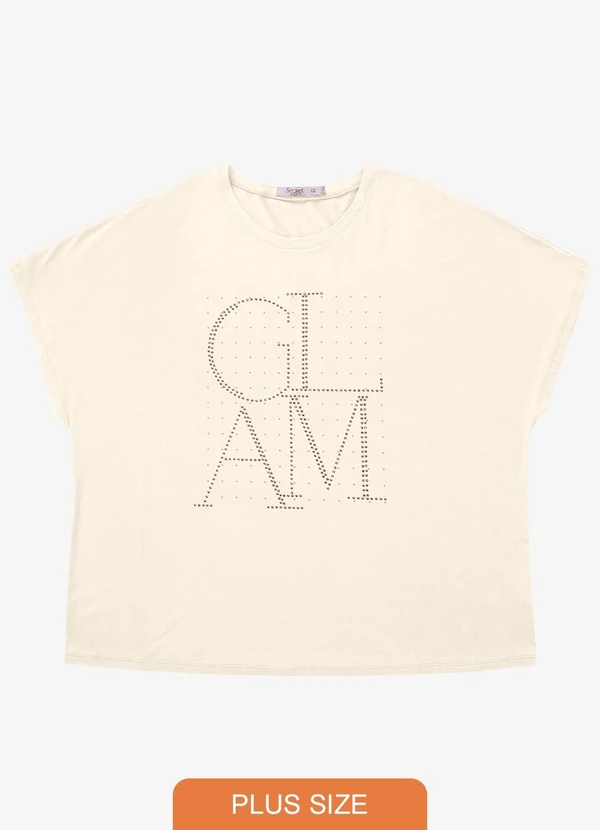 Secret Glam - Blusa Feminina Manga Morcego Bege