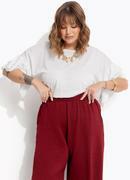 Blusa Off White em Poliviscose