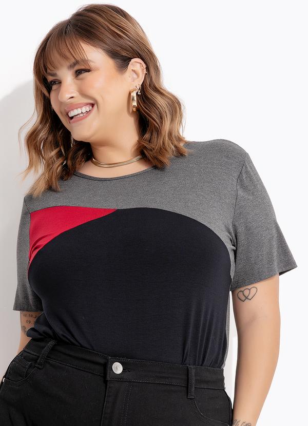 Blusa (Preto) em Malha de Viscose