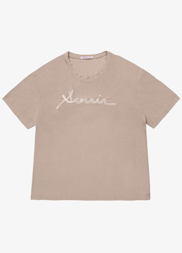 Secret Glam - Blusa Viscose Plus Size Marrom 2