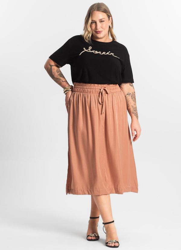 Secret Glam - Blusa Viscose Plus Size Preto 2