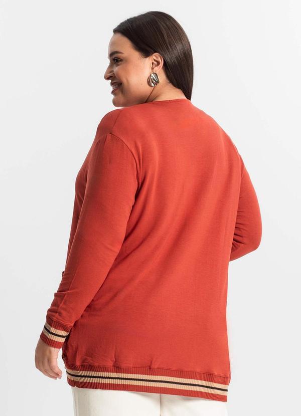 Secret Glam - Cardigam Plus Size Feminino Vermelho 2