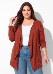 Cardigan Caramelo em Poliviscose